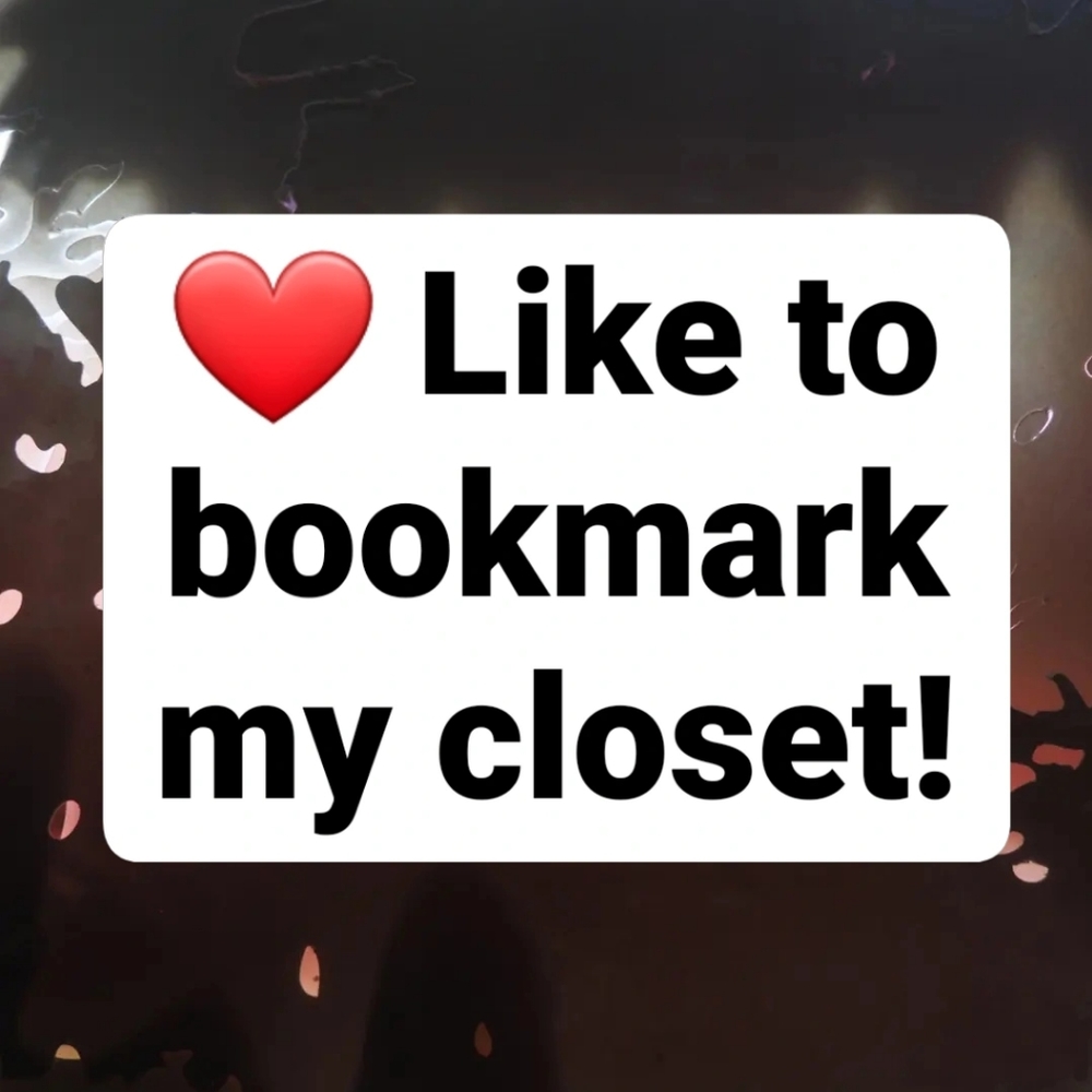 Like to Bookmark My Closet!
